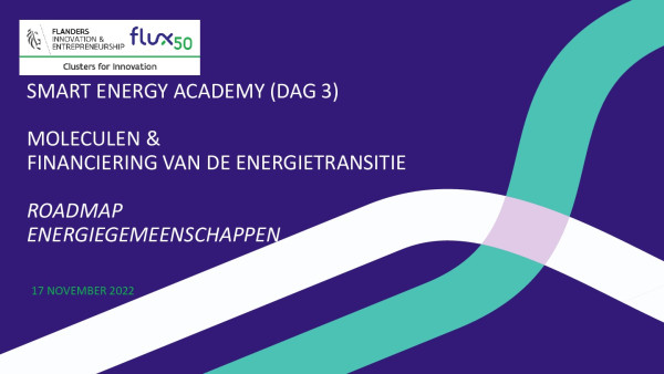 3_08. Flux50 Roadmap Energiegemeenschappen